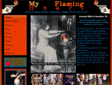 Tablet Screenshot of myflamingheart.com